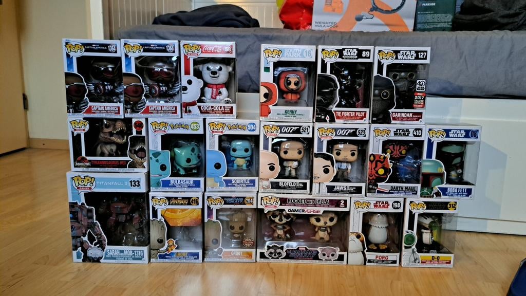 lot van 19 Funko pops, Verzamelen, Ophalen of Verzenden, Gebruikt
