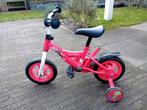 Disney Cars Kinderfiets 12 inch met duwstang, Ophalen, Gebruikt, Disney