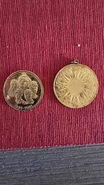 Verguld/zilveren munt en medaille, Postzegels en Munten, Munten | Nederland, Koningin Beatrix, Losse munt, Zilver, Overige waardes