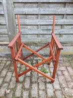 Houten vintage regisseur stoel.. Zonder bekleding.Tuin/boot., Huis en Inrichting, Stoelen, Ophalen, Gebruikt, Bruin, Eén