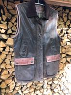Stoere Leren bodywarmer XL, Kleding | Heren, Bodywarmers, Ophalen of Verzenden, Gedragen, Maat 56/58 (XL), Bruin