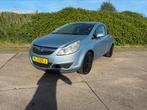Opel Corsa 1.0 12V 3D 2008 Blauw airco, Voorwielaandrijving, 450 kg, Blauw, Bedrijf