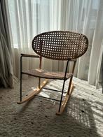 Gronadal schommelstoel rotan met hout. babykamer, slaapkamer, Huis en Inrichting, Stoelen, Ophalen, Bruin, Zo goed als nieuw, Eén