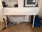 Ikea White Office Table 140x60, Ophalen of Verzenden, Zo goed als nieuw