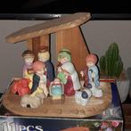 Kerststal 11-delig Porselein, Antiek en Kunst, Antiek | Religie, Ophalen of Verzenden