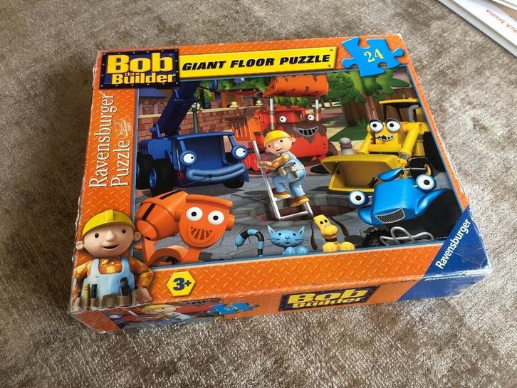 Bob de Bouwer megapuzzel 24 stukjes, Kinderen en Baby's, Speelgoed | Kinderpuzzels, Gebruikt, 2 tot 4 jaar, 10 tot 50 stukjes