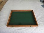 Te koop klein display kastje voor bijv. antiek markten, Ophalen, Met klep(pen), Eikenhout, 50 tot 100 cm