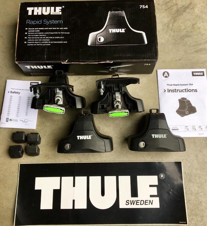 Thule dakdragers Mazda CX5 2016-heden kaal/vlak dak, Auto diversen, Dakdragers, Gebruikt, Ophalen of Verzenden