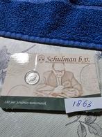 Schulman coincard jaartall 1863, Verzenden, Nederland