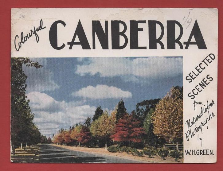 Australie - Canberra - boekje met 16 pagina's/foto's gebr, Verzamelen, Ansichtkaarten | Buitenland, Gelopen, Buiten Europa, Ophalen of Verzenden