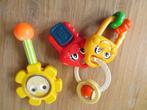Fisher Price : Sleutelhanger en Zonnebloem met spiegel., Kinderen en Baby's, Speelgoed | Fisher-Price, Ophalen of Verzenden, Zo goed als nieuw