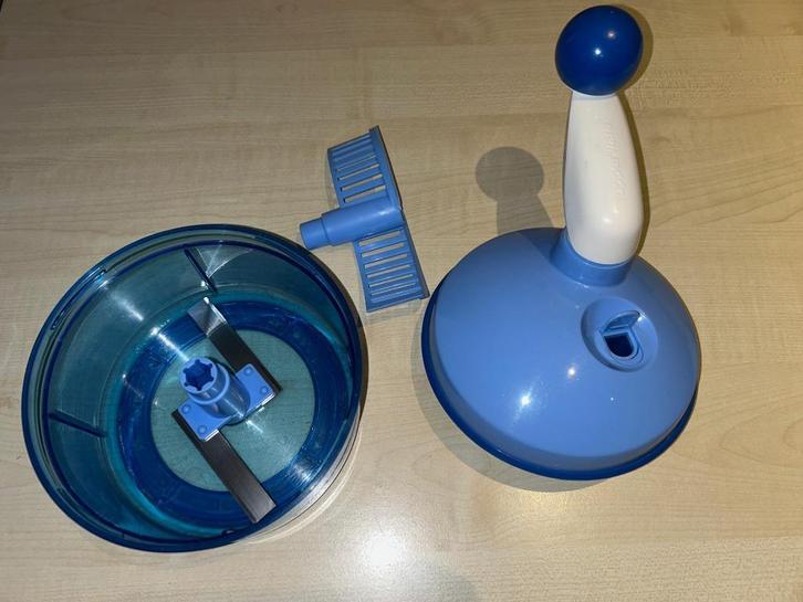 Tupperware Quick Chef, Huis en Inrichting, Keuken | Tupperware, Gebruikt, Overige typen, Blauw, Verzenden