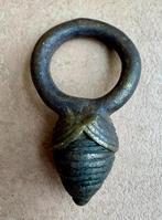 Dogon ring / amulet, brons, Antiek en Kunst, Kunst | Niet-Westerse kunst, Ophalen of Verzenden