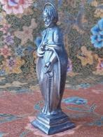 Antiek beeldje uit Frankrijk van de apostel Simon 17,3 cm., Ophalen of Verzenden