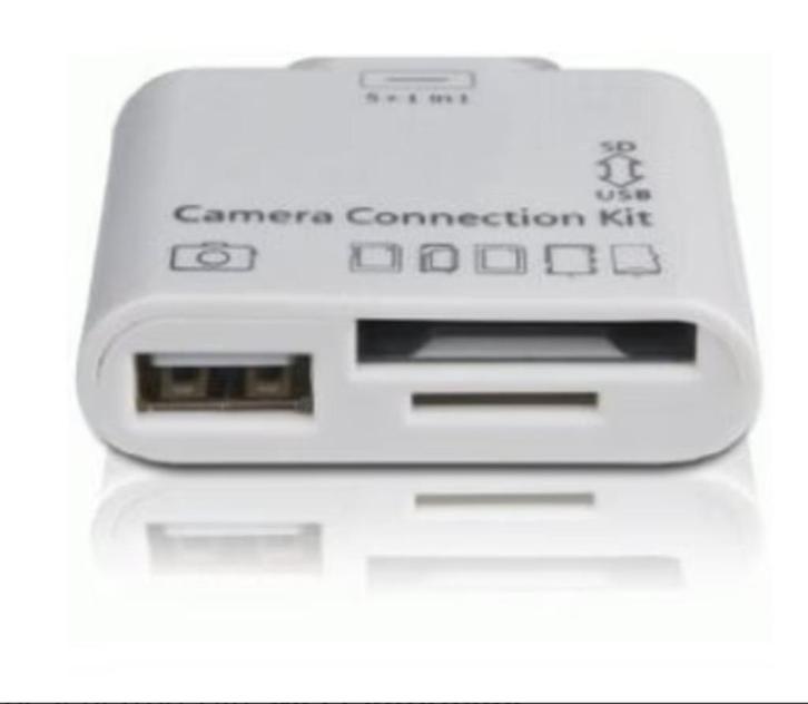 Camera Connection Kit voor Apple, Computers en Software, Apple iPads, Apple iPad, Wit, Ophalen of Verzenden