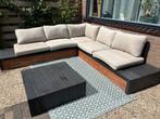 Central Park Hoekbank Loungeset Cassis - 4-delig, Tuin en Terras, Tuinsets en Loungesets, Ophalen, 5 zitplaatsen, Bijzettafel