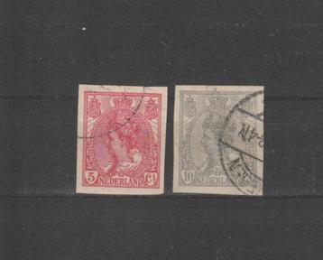 Nederland 1923, NVPH 82 t/m 83, Gestempeld. beschikbaar voor biedingen