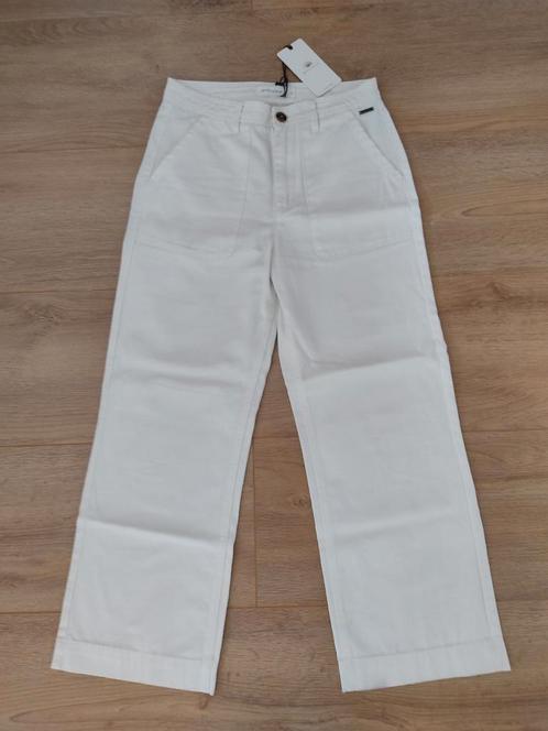 Nieuw - Revelation off-white wide leg broek - mt s, Kleding | Dames, Broeken en Pantalons, Nieuw, Maat 36 (S), Wit, Verzenden
