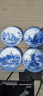 Delfs blauwe borden, Ophalen