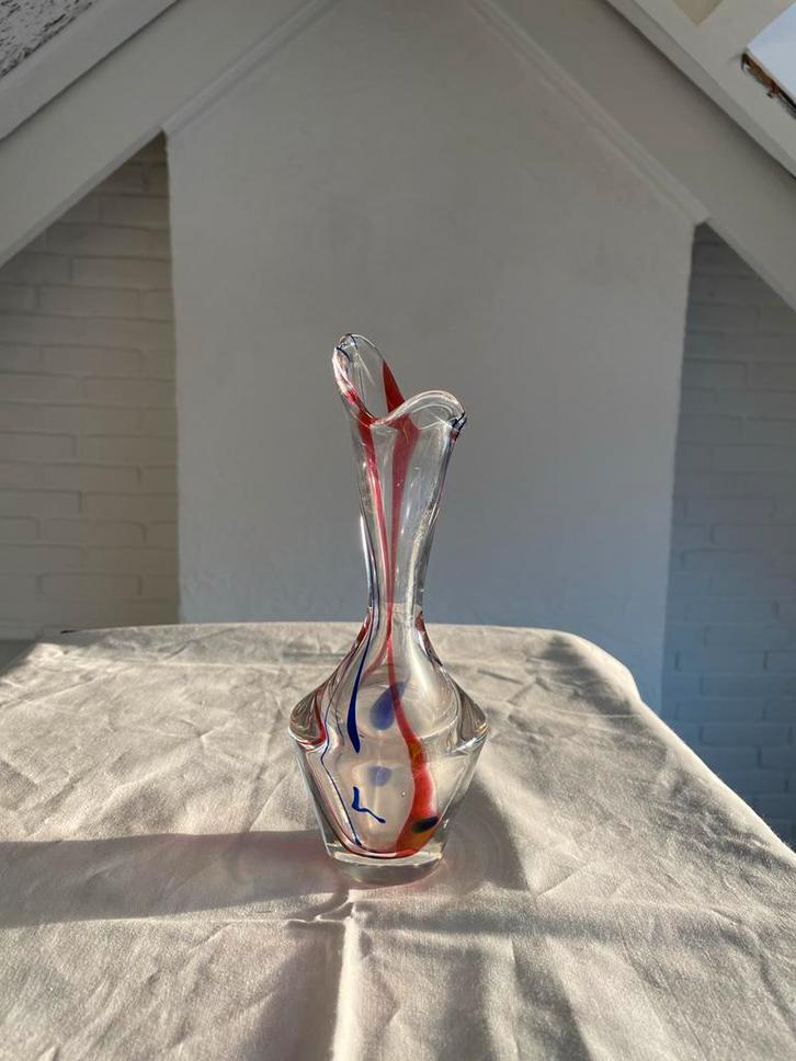 Gekleurd krista diversen, Antiek en Kunst, Antiek | Vazen, Ophalen of Verzenden