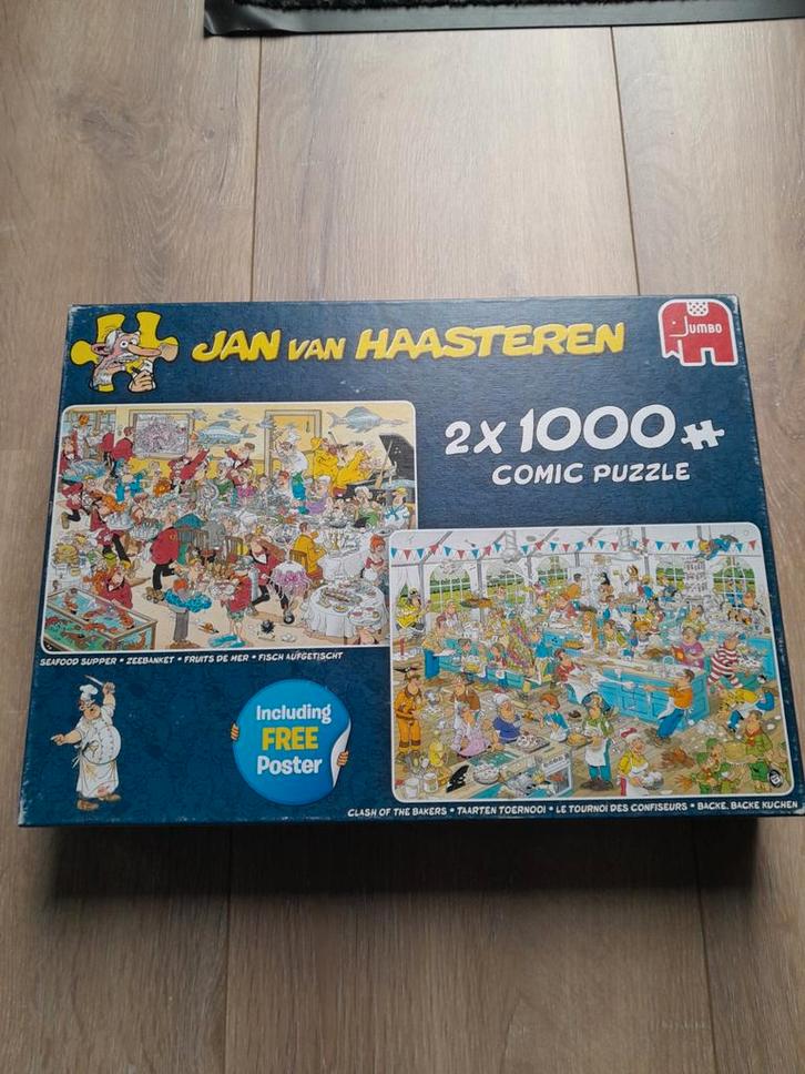 Jan van haasteren puzzels, Hobby en Vrije tijd, Denksport en Puzzels, Zo goed als nieuw, 500 t/m 1500 stukjes, Ophalen