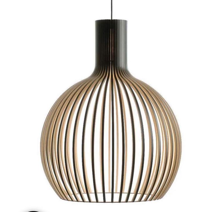 Secto Octo 4240 nieuw hanglamp design zwart, Huis en Inrichting, Lampen | Hanglampen, Nieuw, 50 tot 75 cm, Hout, Ophalen of Verzenden