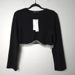 Zara crop top m nieuwe glitter, Maat 38/40 (M), Verzenden, Nieuw, Korte mouw