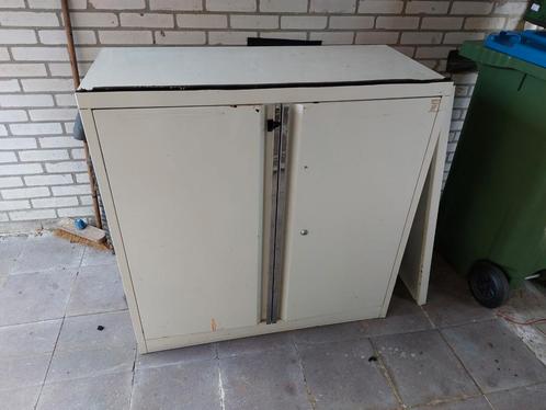 archief kast kleine opbergkast  zie omschrijving, Huis en Inrichting, Kasten | Roldeurkasten en Archiefkasten, Gebruikt, 100 tot 150 cm