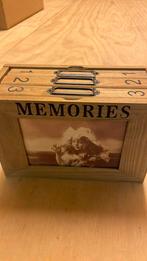 Nieuw houten fotolijst/opbergsysteem, Huis en Inrichting, Ophalen of Verzenden, Nieuw, Hout, Minder dan 50 cm