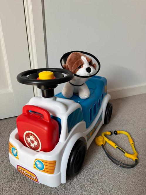 Z.g.a.n: loopauto dierenverzorger & bijbehorende accessoires, Kinderen en Baby's, Speelgoed | Buiten | Voertuigen en Loopfietsen