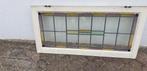 te koop glas in loodramen, Doe-het-zelf en Verbouw, Glas en Ramen, Ophalen, Gevelraam of Ruit, Gebruikt, 80 tot 120 cm