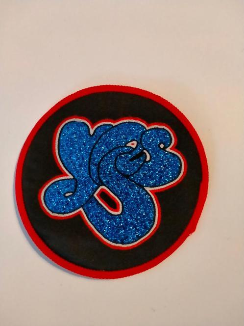 Yes Jon Anderson ronde logo patch rock pop muziek embleem 1, Verzamelen, Muziek, Artiesten en Beroemdheden, Nieuw, Kleding, Verzenden