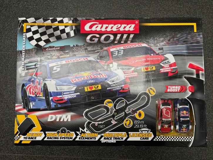 Carrera GO 1:43 racing system DTM Master Class, Kinderen en Baby's, Speelgoed | Racebanen, Nieuw, Racebaan, Elektrisch, Carrera
