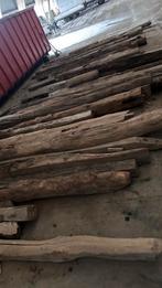 Diverse oude eiken balken/gebinten, Doe-het-zelf en Verbouw, Hout en Planken, Ophalen, Gebruikt, Eiken, Balk
