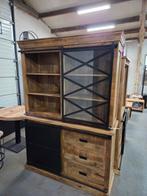 mooie buffetkast mangohout 140 cm, Ophalen, Nieuw, 25 tot 50 cm, 100 tot 150 cm