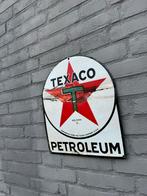 Vintage Texaco Reclamebord, Verzamelen, Merken en Reclamevoorwerpen, Reclamebord, Gebruikt, ., Ophalen of Verzenden