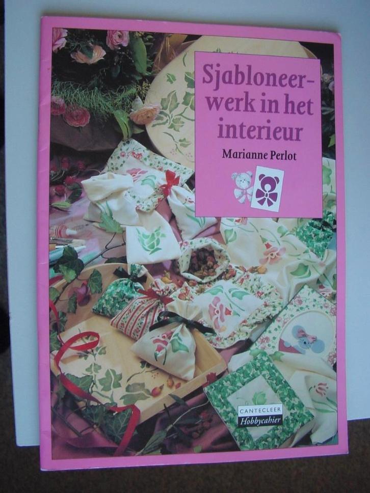 Sjabloneerwerk in het interieur van Marianne Perlo, Boeken, Hobby en Vrije tijd, Zo goed als nieuw, Overige onderwerpen, Ophalen of Verzenden
