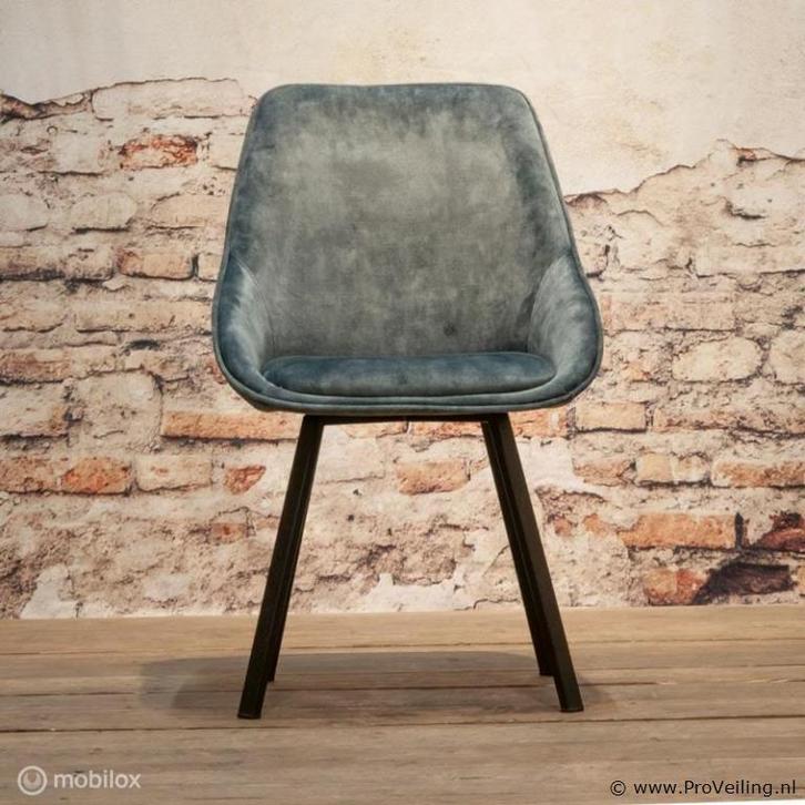 Online Veiling: 4x Eetkamerstoel Dean zonder arm - Draaib..., Huis en Inrichting, Stoelen, Nieuw