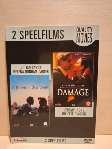 Room with a View & Damage - 2 Arthouse films op 1 DVD beschikbaar voor biedingen