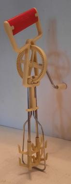 Vintage hand slagroomklopper handmixer Gerda Plastic, Ophalen of Verzenden