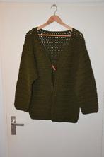 prachtig nieuw groen wollen handgehaakt vest maat XXL, Kleding | Dames, Maat 46/48 (XL) of groter, Nieuw, Ophalen of Verzenden