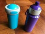 Mepal school drinkbeker paars met beschrijving ZGAN, Ophalen of Verzenden, Zo goed als nieuw