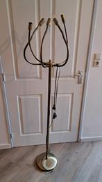 Staande lamp met 5 flexibele armen bronskleurig (WOME00291), Ophalen, Gebruikt, Vintage, Metaal