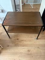 Salon tafeltje op wielen - platenspeler geschikt, Ophalen, Gebruikt, 50 tot 100 cm, Metaal