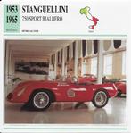 Ma881 autokaart stanguellini f junior 1100 ( 1959 - 1963), Ophalen of Verzenden, Zo goed als nieuw, Auto's