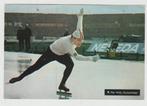 Schaatsen Per Willy Guttormsen Noorwegen Info op achterkant, Verzamelen, Ansichtkaarten | Themakaarten, Verzenden, 1960 tot 1980