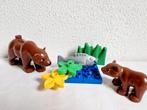 Duplo dierentuin dieren bosdieren Bruine beer, Ophalen of Verzenden, Gebruikt, Duplo
