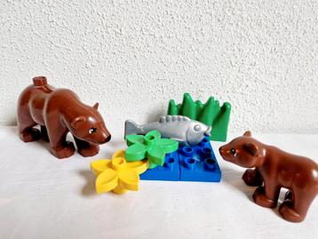 Duplo dierentuin dieren bosdieren Bruine beer  beschikbaar voor biedingen