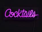 Neon cocktail bord - paars/roze 35x12cm nieuw, Huis en Inrichting, Lampen | Wandlampen, Ophalen of Verzenden, Nieuw