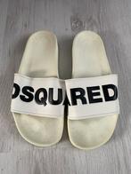 Dsquared2 Slippers - Maat 45, Kleding | Heren, Schoenen, Ophalen, Zo goed als nieuw, Wit, Slippers
